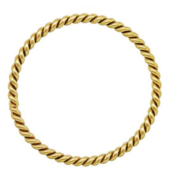 NWT Brooke Rope Ring // 14k Gold Filled (Size 8) - Picture 1 of 2